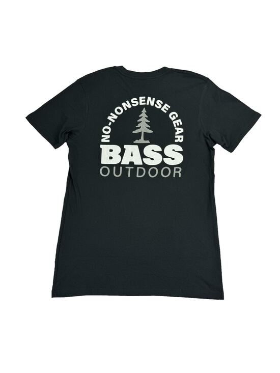 Bass Outdoor Other - Bass Outdoor Mens No-Nonsense Graphic Logo Short Sleeve T-Shirt Black M
